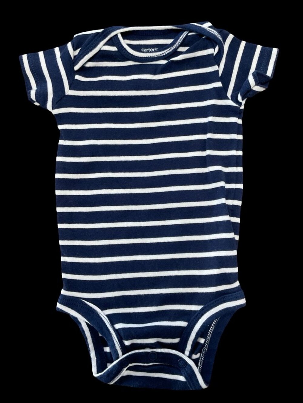 🌻10/$25 - Navy/White Striped Onesie